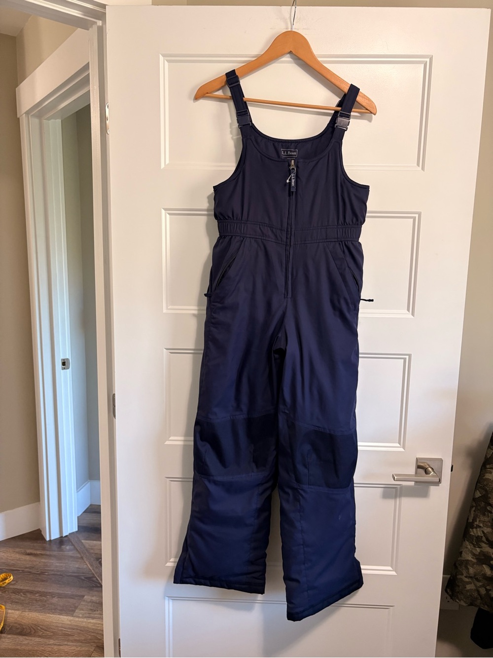 Boys LL Bean Cold Buster Snow Bibs Sz 14